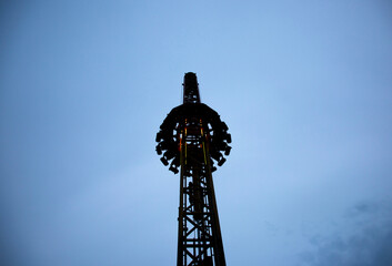 Amusement park ride, Energylandia, Krakow, Lesser Poland, Poland