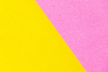 Abstract yellow and pink color paper textured background with copy space for design and decoration