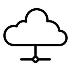 icloud icon vector