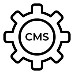 cms icon vector illustration