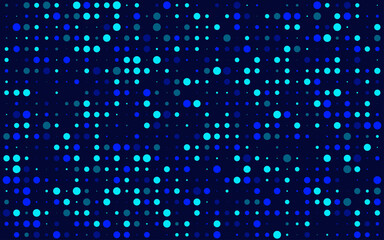 Digital data background with circles. Backdrop technology with dots