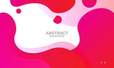 Liquid wave background with pink color background. Fluid wavy shapes. Eps10 vector