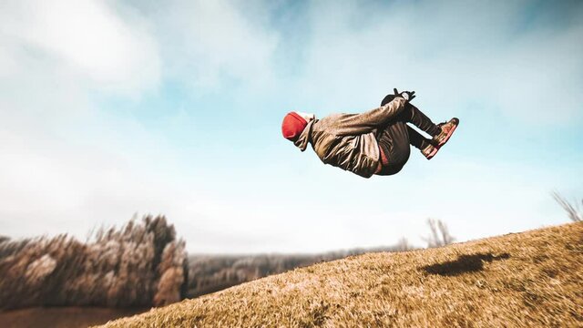 backflip parallax effect