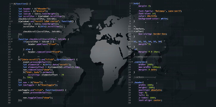 javascript mixed media background