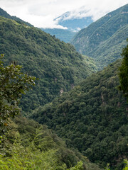 Fototapeta na wymiar bhutan mountains 