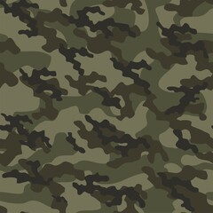 Fototapeta premium military camouflage vector seamless 