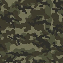 Fototapeta premium military camouflage vector seamless print