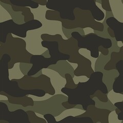 army camouflage vector seamless print