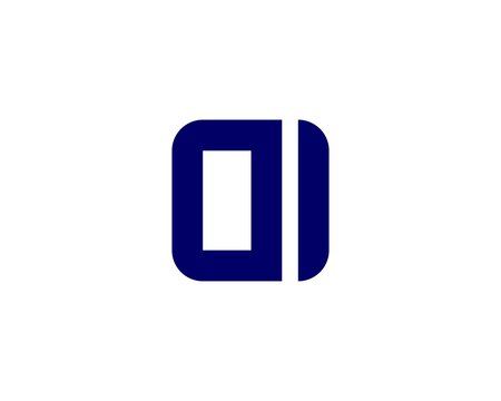 i oi io letter logo design vector template