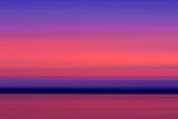 Colorful abstract background. Artistic motion blurred gradient lines. Deep blue, orange and purple color.
