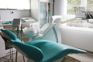 dental hospital with specialized material and equipment.
