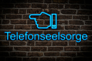 Leuchtreklame Telefonseelsorge