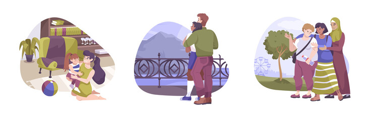 Hug Flat Composition Set