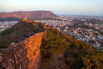 Bundi town fortification, fortress in Rajasthan, India