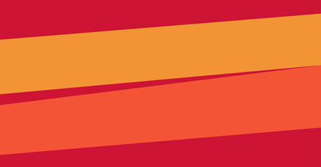 Abstract red orange vector background or bright motion modern trendy web banner backdrop empty blank template design, idea of dynamic energy graphic cover for card or technology brochure