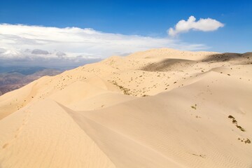 Fototapeta na wymiar Cerro Blanco sand dune, Nasca or Nazca, Peru