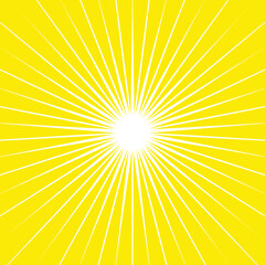Sun Icon Isolated Background