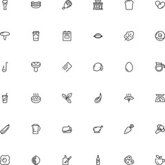 icon vector icon set such as: junk, winery, asian, sliced, canned, cancer, boiled, fettuccine, decoration, spicy, plastic, cardamom, form, market, stove, table, color, standing, sale, window, half