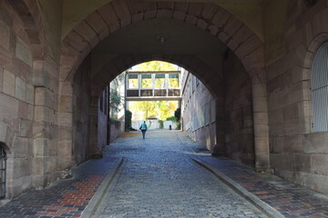 Naklejka premium unterführung in Nürnberg