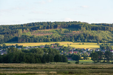 Fototapeta na wymiar Hiller Torfmoor, Gemeinde Hille, Norddeutschland