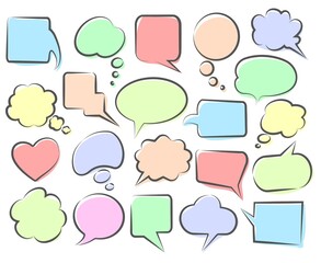 Speech phrase clouds