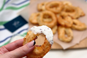 deep-fried seafood