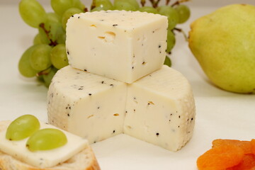 cheese and grapes