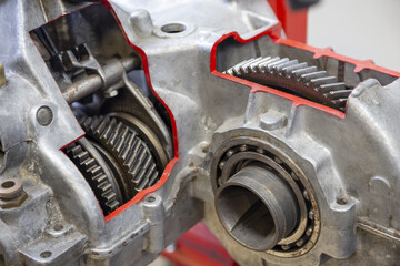 Schaltgetriebe eines Wagens