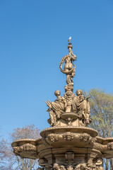 The Ross Fountain in Edinburgh, Scotland