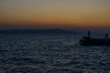 sunrise over the sea