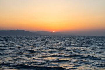 sunrise over the sea