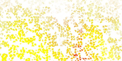Obraz na płótnie Canvas Light orange vector template with abstract forms.