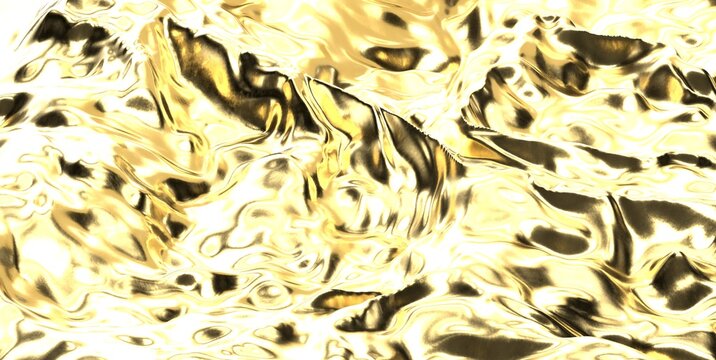 Gold Digital 3d Background Luxus