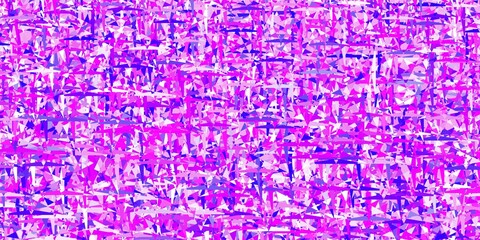 Fototapeta premium Light Purple, Pink vector pattern with polygonal style.