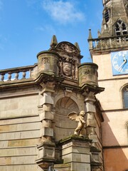 Fototapeta na wymiar The Tron Theatre and Steeple on a sunny summer day in Glasgow, Scotland, United Kingdom