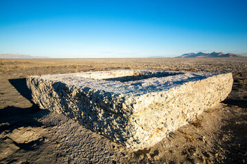Concrete Square at Saltair Ruins