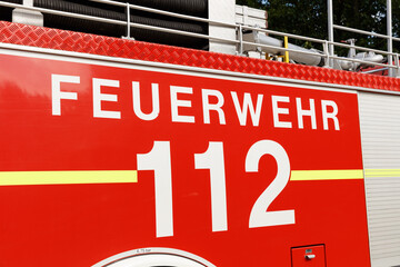 Symbolbild Feuerwehr 112