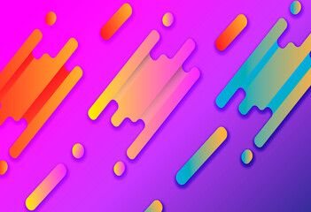 Background for poster, brochure or flyer. Modern vector wave shape.