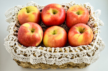 Ambrosia apples in a basket