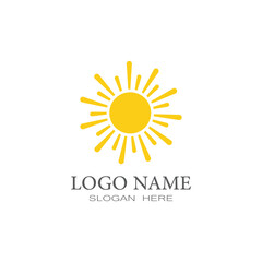 Sun Vector illustration Icon Logo Template design