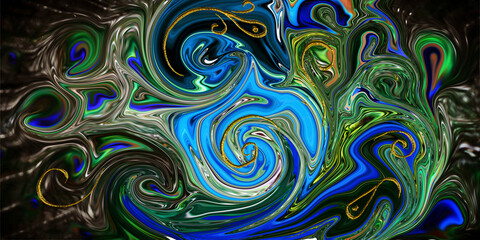 Marble texture seamless background. Marbleized effect. Luxe effect. Blu color. Abstract liquid fluid color pattern. Textile colorful seamless pattern cover, wrapping paper background. Ancient orienta