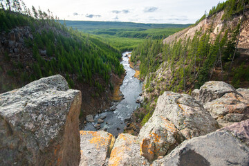 Yellowstone River Valley Overlook