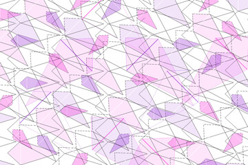 Obraz premium Abstract geometric mosaic pattern. Rhomb texture design vector illustration