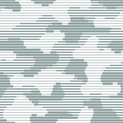 Striped camouflage texture seamless pattern. Abstract geometric endless linear camo texture for fabric and fashion print. Vector illustration. - obrazy, fototapety, plakaty
