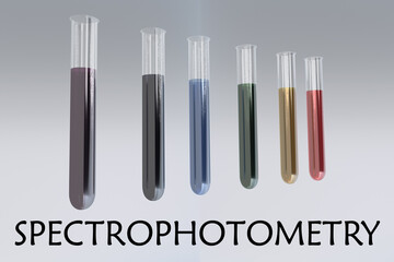 spectrophotometry - scientific concept