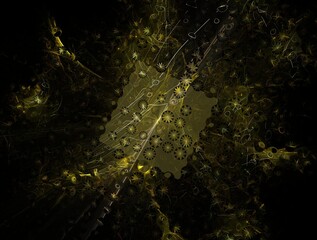 Imaginatory fractal background Image