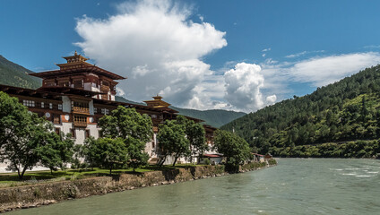 Obraz premium monastery Bhutan