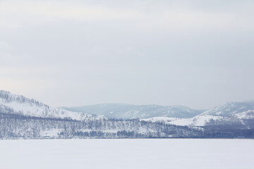 Lake Bannoe in South Ural