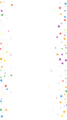 Festive enchanting confetti. Celebration stars. Jo