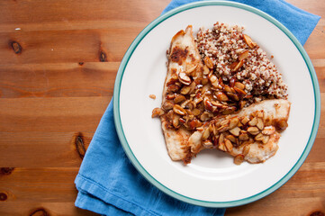 fillet of sole with almonds